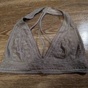 Lace strappy bralette